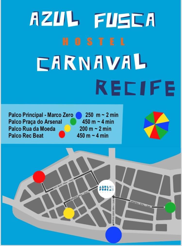 Azul Fusca Hostel Recife Kültér fotó